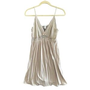 Eberjey Lace Chemise Pale Pink Medium Fairy Rayon Sleepwear